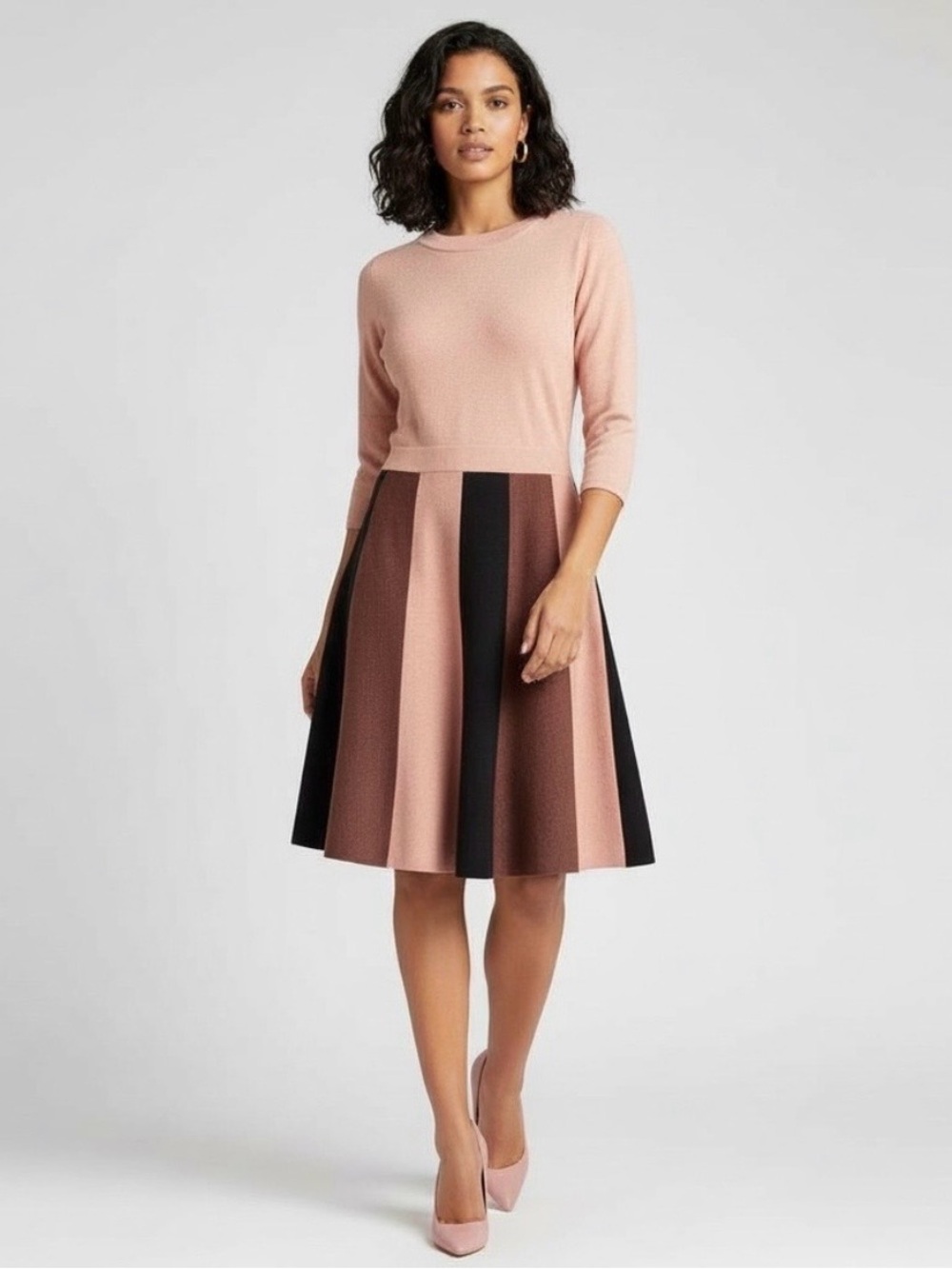 Boden Rosemary 3/4 Sleeve Knit Dress